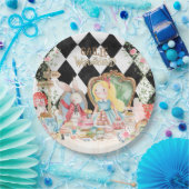 Assiettes En Carton Alice Aventures dans Woderland Anniversaire Tea Pa (Fête)