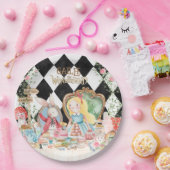 Assiettes En Carton Alice Aventures dans Woderland Anniversaire Tea Pa (Fête)