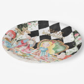 Assiettes En Carton Alice Aventures dans Woderland Anniversaire Tea Pa (Angle)