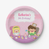 Assiettes En Carton Alice dans des approvisionnements d'anniversaire (Devant)