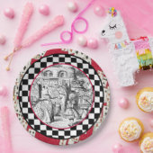 Assiettes En Carton Alice dans la cour 1 de la Reine (Fête)