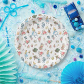 Assiettes En Carton Alice dans l'Onederland Plaques de papier à thème (Fête)