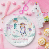 Assiettes En Carton Alice en hiver One-Derland | Anniversaire des merv (Fête)