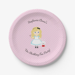Assiettes En Carton Alice et son Tea Party