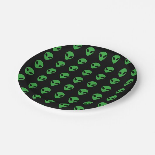 Assiettes En Carton Alien (Angle)