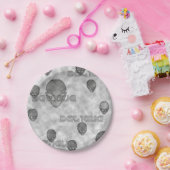 Assiettes En Carton Alien (Fête)