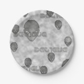 Assiettes En Carton Alien (Devant)