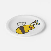 Assiettes En Carton Alien Bee (Angle)