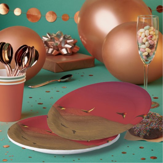 Assiettes En Carton Alien Flight (Multi)