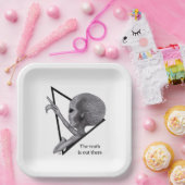 Assiettes En Carton Alien gris, la vérité est là (Fête)