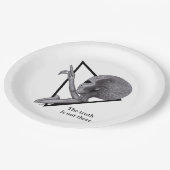 Assiettes En Carton Alien gris, la vérité est là (Angle)