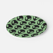 Assiettes En Carton Alien spatial (Angle)