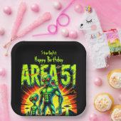 Assiettes En Carton Aliens énigmatiques apparaissent près de la zone 5 (Fête)