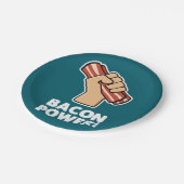Assiettes En Carton Alimentation Bacon (Angle)
