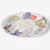 Assiettes En Carton Alisa dans l'Onederland (Angle)