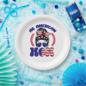Assiettes En Carton All American Mom-32169 (Fête)