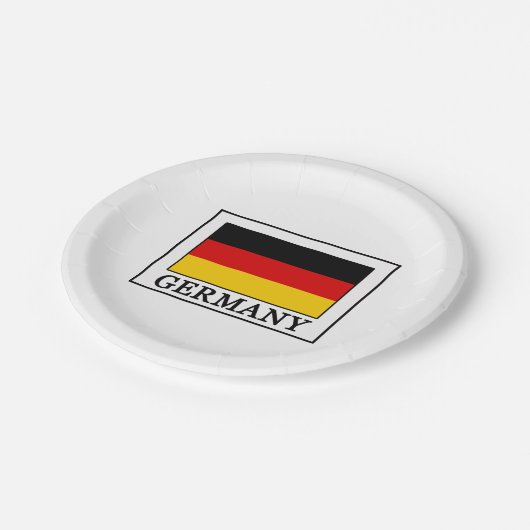 Assiettes En Carton Allemagne (Angle)