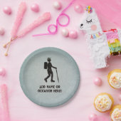 Assiettes En Carton Aller Randonnée - Rambler dans une aventure - votr (Fête)