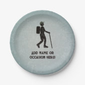 Assiettes En Carton Aller Randonnée - Rambler dans une aventure - votr (Devant)