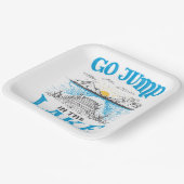 Assiettes En Carton Aller Sauter Dans Le Lac (Angulaire)