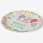 Assiettes En Carton Allez-y ! Boules de savon enfant d'anniversaire (Angle)