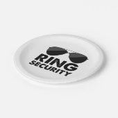 Assiettes En Carton Alliance de sécurité pour alliance de mariage (Angle)