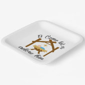 Assiettes En Carton Allons, Adorons-Le. (Angulaire)