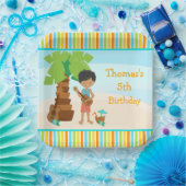 Assiettes En Carton Aloha African American Boy Party (Fête)