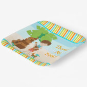 Assiettes En Carton Aloha Brown Hair Boy Party (Angulaire)