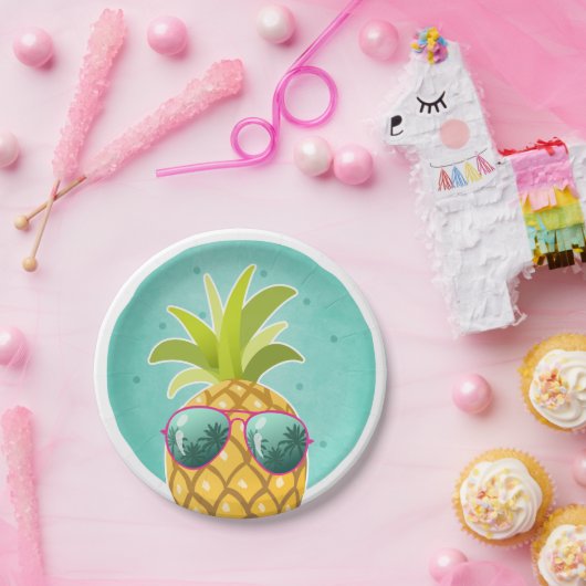Assiettes En Carton Aloha plaque à papier Luau tropical d'anniversaire (Fête)