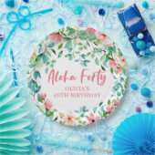 Assiettes En Carton Aloha Quarty Tropical Luau Anniversaire (Fête)