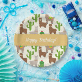 Assiettes En Carton Alpaca/Llama (Fête)