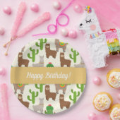 Assiettes En Carton Alpaca/Llama (Fête)