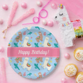 Assiettes En Carton Alpaca/Llama (Fête)