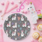 Assiettes En Carton Alpaca/Llama (Fête)