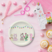 Assiettes En Carton Alpacas (Fête)