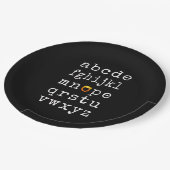 Assiettes En Carton Alphabet anti-Trump - Nope V (Angle)