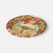 Assiettes En Carton Alphonse Mucha Art Nouveau Daydream (Angle)