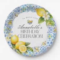 Amalfi Coast Italien Anniversaire Table Décor