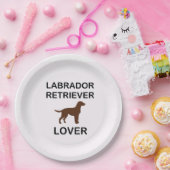 Assiettes En Carton amant de laboratoire de chocolat (Fête)