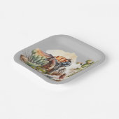 Assiettes En Carton Amateurs de cowboys occidentaux cool (Angulaire)