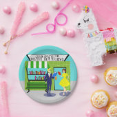 Assiettes En Carton Amateurs de livres rétros Plaque en papier (Fête)