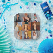 Assiettes En Carton Amedeo Modigliani - Collage de chefs-d'oeuvre (Fête)