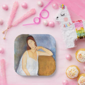 Assiettes En Carton Amedeo Modigliani - Jeanne Hebuterne (Fête)