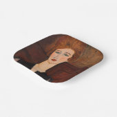 Assiettes En Carton Amedeo Modigliani - Portrait d'une femme (Angulaire)