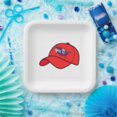 Assiettes En Carton America Was Built By Immigrants Plates (Fête)