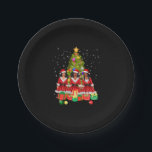 Assiettes En Carton American African Christmas Santa Claus Black Girls<br><div class="desc">American African Christmas Santa Claus Black Girls</div>