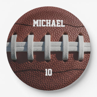 Assiettes En Carton American Football Name Birthday Party 
