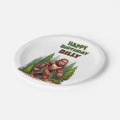 Assiettes En Carton Amical Bigfoot Anniversaire (Angle)