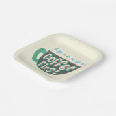 Assiettes En Carton AMIS™ | Café d'abord (Angulaire)